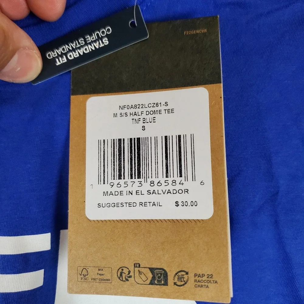 The North Face new tags